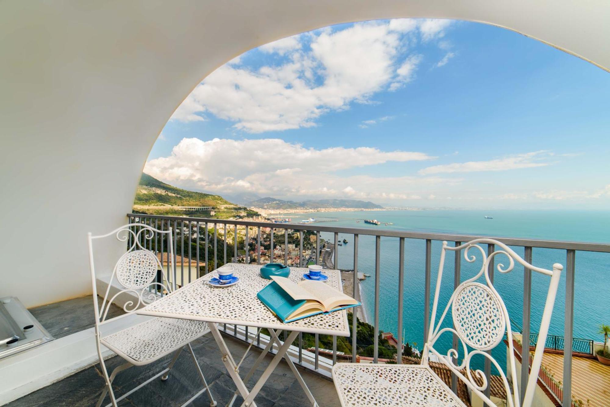 Panoramic Amalfitan Coast Hideaway Villa Vietri Exterior foto
